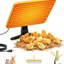 Chick Brooder Plate - Energy Efficient Chick Heating Plate with Adjustable Height and Angle, 50-158F Digital Temp Control for Winter Chicken Coop, Brooder Box, Ducklings