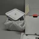 Cordless Cat Water Fountain, 3L/100oz Stainless Steel Tray, Cat Fountains for Drinking, Pet Water Fountains Indoor, Automatic Dog Water Bowl Dispenser, Rechargeable Battery Operated White