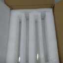 Glasseam Glass Bud Vase for Centerpieces, Small Flower Vases Set of 4Pcs Clear Single Rose Cylinder Centerpieces - 7.87" Tall Skinny Modern Wedding Table Decorations for Party Living Room
