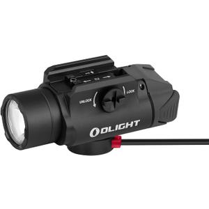 OLIGHT PL-3R Valkyrie Rechargeable Tactical Light, 1500 Lumens Rail-Mounted Weaponlight, LED Flashlight with Built-in Battery, Rail Locating Keys for 1913 Picatinny, GL Style (Black)