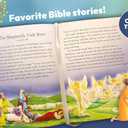 365 Bible Stories and Prayers Padded Treasury - Gift for Easter, Christmas, Communions, Baptism, Birthdays (Little Sunbeams) Hardcover