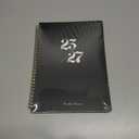 Monthly Planner 2025-2027, 2 Year Months Planner Calendar 2025-2027, July 2025 - June 2027, 7" x 10", 25-27 Monthly Calendar Planner, 24 Months, Perfect for School Office Home Planning - Black