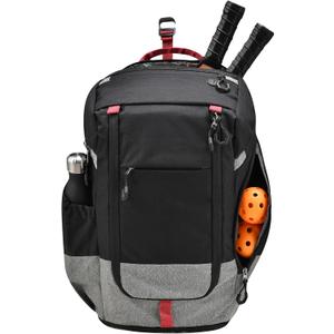 Pro Pickleball Backpack - Fits 3 Paddles, Shoes, Clothes & Accessories | Bag for Pickleball, Tennis, Badminton, Sports & Gifts | Ideal Pickleball Bag for Men & Women | Splash-Proof