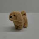 Hopearl Walking Dog Golden Retriever Interactive Electronic Pet Plush Toy Puppy Woof and Moving Animated Nodding Head Gifts for Toddlers Birthday, Brown, 7''