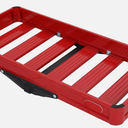 Rockland Aluminum Hitch Cargo Carrier 500 Lbs. Capacity, 49” x 22.5” x 4”, Trailer Hitch Mount for RV's, Trucks, SUV's, Vans, Cars with 2" Hitch Receiver (Red)