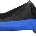 uxcell XXL 190T Rain Dust Protector Black+Blue Scooter Motorcycle Cover 104" for Yamaha