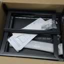 1 Pack Expandable Under Sink Organizers And Storage With Upgrade Ball-Bearing Slide Tracks,2-Tier Pull Out Under Cabinet Organizer Height Adjustable,Slide Out Under Sink Drawers-Black(Patent Pending)
