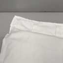 Off White Cafe Tier Curtains 36 Inch Length 2 Panels Semi Sheer Light Filtering Kitchen Window Curtain Over Sink Back Tab Rod Pocket Linen Textured Mini Curtains for Basement Laundry Room 30x36