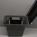 IRIS USA Dog Food Storage Container, Airtight Lid, Up to 13 Pounds Pet Food Storage, Versatile Pet Food Bin, Treats, BPA Free, Smoke