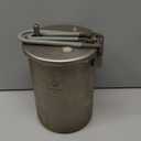 Valtcan 1800ml Titanium Rice Cooker Camping Pot Pressure with Locking Lid Lightweight Travel Backpacking High Altitude Cookware Reheat Soup Easy Rice & One-Pot Meals