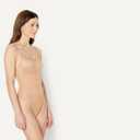 Amazon Essentials Women's Stretch All Over Lace Thong Bodysuit, 4XL