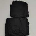 Just Love Women's Six Pocket Medical Scrubs Set (V-Neck with Cargo Pant) (Medium, Black)