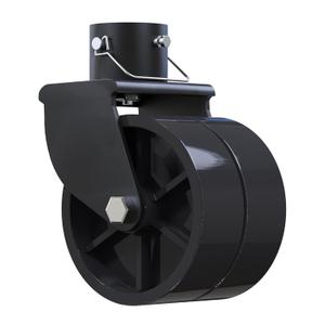 6" Dual Trailer Jack Wheel Replacement, Trailer Swirl Jack Caster Wheel with Safety Pin,2000lbs Capacity Fits Any Better Soft Ground Roll Boat,Camper