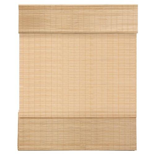 LazBlinds Cordless Bamboo Roman Shades, 25.5x64, Highfield Teak