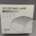 Rechargeable LED Nail Lamp, 72W Professional UV Nail Light for Gel Polish with 4 Timers & Smart Sensor, 24 PCS Powerful Lamp Beads, LCD Display UV Dryer for Hard, Extension & Acrylic Gel Fast Curing