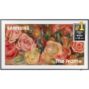 Samsung 55-Inch Class QLED 4K LS03D The Frame Series Quantum HDR Smart TV w/Dolby Atmos, Art Mode, Anti-Reflection, Customizable Frame, Slim Fit Wall Mount with Alexa Built-in (QN55LS03D, 2024 Model)