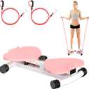 Waist Twister Machine Exercise, Ab Twister Board with 330 lbs Weight Capacity Ultra-Quiet Pilates Board for Women Belly Fat Loss, Noiseless Core Ab Exercise with Foot Massage