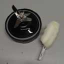 7 Fins Blender Blade Replacement Parts Compatible with Ninja Blender Top Lid Accessories for Ninja Auto iQ BL682-30 BL642-30 BL450-30 BL482-30 BL687CO-30 ect. (Black)