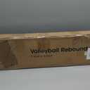 Volleyball Rebounder Net Lacrosse Rebounder Bounce Back Equipment with 5 Adjustable Rebound Angles Ground Stakes Neon Strap for Lacrosse Training and Volley Ball Practice