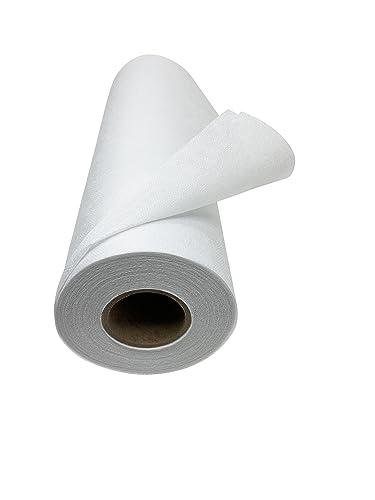 Light Weight Fusible White Non Woven - Iron On Interfacing 15" x 25yd for Crafting, Quilting, Sewing, Shirt Plackets, Dresses, Collars, Cuffs and Other DIY Projects by H.B.I. Products