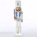 Kurt Adler Russian Nutcracker, 15-Inch, White