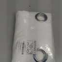 NICETOWN White Sheer Linen Curtains for Living Room 84 inch Length 2 Panels Set, Grommet Semi Sheer Privacy with Light Filtering Flax Window Treatments for Bedroom, W52 x L84