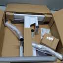 KMINA Toilet Safety Rails for Seniors, Heavy Duty Frame with Handles, Adjustable Height and Width, Handicap Grab Bars