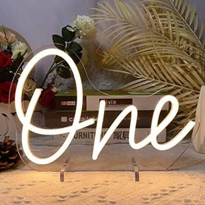 One Year Old Birthday Table Number Neon Sign Desk Lamp Night Light Wedding Letter LED Neon Sign Wedding Table Decorations Neon Light Bedroom Home Room Decor Christmas Party Warm White USB 28.8×19.6CM One Year Old Birthday Table Number Neon Sign Desk Lamp Night Light Wedding Letter LED Neon Sign Wedding Table Decorations Neon Light Bedroom Home Room Decor Christmas Party Warm White USB 28.8×19.6CM