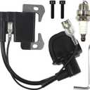 2-Stroke Ignition Coil with L7T spark plug Replacement for Mini moto Dirt Pocket Bike Chopper Scooter Kids Quad ATV Minimoto Mini bike Dirt Bike 33cc 43cc 47cc 49cc 50cc