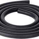 LokoCar Rubber Fuel Hose Line Push Lock 3/8" ID SAE 30R7 NBR 10ft 300PSI Black
