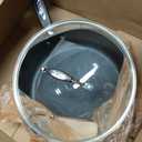 Starfrit The Rock Classic 11" (28cm) Non-Stick Deep Fry Pan with Helper Handle - Durable Forged Aluminum - Oven Safe - PFOA Free - Easy to Clean