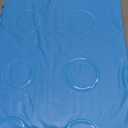2-in-1 Inflatable Kiddie Pool, 65"x39"x10" (5'5") Soft Cushioned Floor, Handles, Drain, Shallow Rectangular Blowup Swimming Pool for Kids Age 2+ Toddler Ball Pit, Small Adult Backyard Tanning Pool (Summer Blue)
