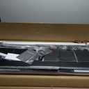 AODK 59 Inch Gaming Desk with USB Charging Ports & LED Light- Reversible Computer Desk with Storage Shelves & Monitor Stand, Modern Gamer Desk Table with Fabric Drawers & Side Hook, Carbon Fiber Black