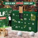 Golf Advent Calendar 2025 for Men Teen Boy, 24-Day Christmas Count-down Calendar for Father, Husband, or Boyfriend, Perfect Holiday Gift Featuring Golf Balls, Tees, Ball Markers