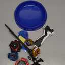 Bay Battle Burst Avatar Attack Battle Set with Two String Launcher and Grip Starter Set, Blue