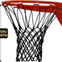 Premium Quality Professional Heavy Duty Basketball Net Replacement - All Weather Anti Whip,Fits Standard Indoor or Outdoor 12 Loops Rims12 Loops