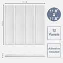 Large Cork Board Alternative 48" X 36" Bulletin Board - 12 Pack Removable Felt Wall Tiles, Cork Wall Tiles Bulletin Board Home Office Essentials - Warm White
