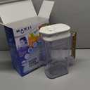 Water Filter Pitcher - Long Lasting 150 Gallons, Supreme Fast Filtration and Purification Technology, Removes Chlorine, Metals for Clean Tasting Drinking Water, WQA Certified,