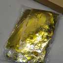 4P Gold Foil Fringe Metallic Tassel Streamers Banner Tassel Garland for Parade Floats, Bachelorette, Wedding, Birthday, Halloween, Christmas, Bridal/Baby Shower Party Decorations