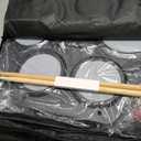 Donner Beat Go Portable Electronic Drum Set with Beginner Training Course, Compact Table Drum with Wand and Backpack, 180 Voices, 30 Demo Songs, 15 Drum Kits