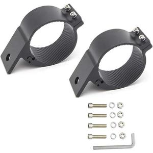 Tube Clamp Mounting Bracket for 3 Inch Bull Bar Roof Rack Roll Cage Mounts LED Square Round Work Light & Light Bar (Adjustable Between 72-79mm/2.8-3.1inch )