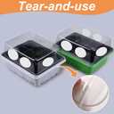 48 Pcs Monotub Adhesive Filter Discs - Synthetic Air Exchange Filters for Mushroom Growing - 2.95" Diameter, 2mm Thick Round Filter Pads for Fruiting Chamber Humidity Control