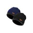 Loritta Winter Hat Warm Knitted Thick Baggy Slouchy Beanie Skull Cap for Men, D- Black+Navy, 2 Pack