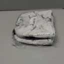 White Marble Lunch Bag with Adjustable Shoulder Strap for Women Men Reusable Lunch Box Leakproof Tote Bags Insulated Cooler for Work Travel Outdoor(9 x 5 x 7.8 Inches)