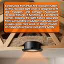 5 Pcs Recessed Light Covers for 6-Inch Can Lights Fire-Resistant, Energy-Saving Insulation Protection for LED & Halogen Downlights in Attics, Homes & Commercial Spaces