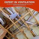 6 Inch 25 Feet R4.2 Insulated Flexible Duct | High-Efficiency Thermal Insulation | Suitable for Heating & Cooling