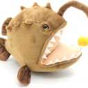 JIANEEXSQ Realistic Angler Fish Stuffed Animal Doll, Simulation Anglerfish Plush Toy, Deep Sea Ocean Animal Plush, Children's Birthday Gift, Collection Decoration