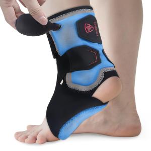 COMFORCE Plantar Fasciitis Ankle Support with Airbag, Heel and Arch Pain Relief with Air Inflation Device, Achilles Tendonitis Relief, Sports Injuries and Recovery for Men & Women(Need to Inflate)