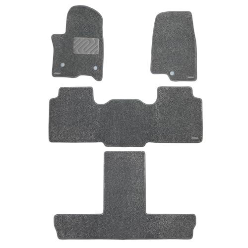 WENNEBIRD Superior Carpet Floor Mats for 2021-2026 Chevrolet Suburban 7 Seats (Not for 8 Seats), 0.6-Inch Ultra-Thick, Noise-Reducing, All-Weather Waterproof Anti-Slip – 4-Pc Set (Gray)