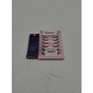 Lashes Natural Look False Eyelashes Wispies Short Faux Mink Lashes Soft 14mm; Estée Lauder Double Wear 24-Hour Maximum Cover Camouflage Foundation for Face and Body SPF 15